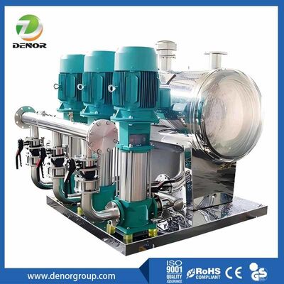 Konut ve ticari için negatif olmayan basınçlı, sabit basınçlı paslanmaz çelik su temini ekipmanları